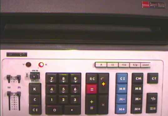 Image of Sharp 364R keyboard